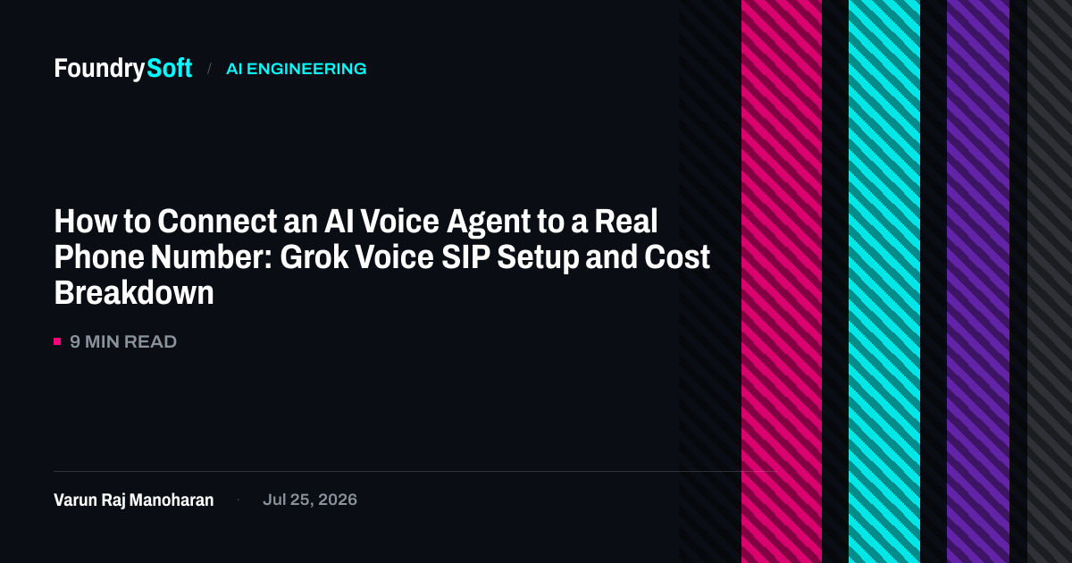 How to Connect an AI Voice Agent to a Real Phone Number: Grok Voice SIP Setup and Cost Breakdown