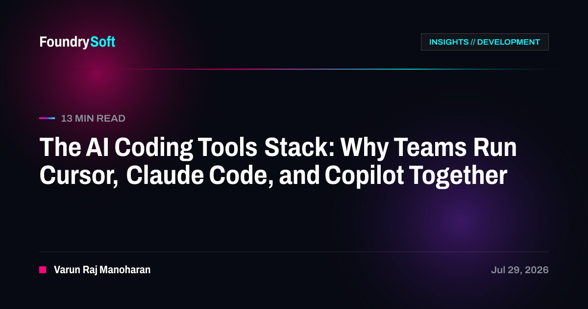 The AI Coding Tools Stack: Why Teams Run Cursor, Claude Code, and Copilot Together